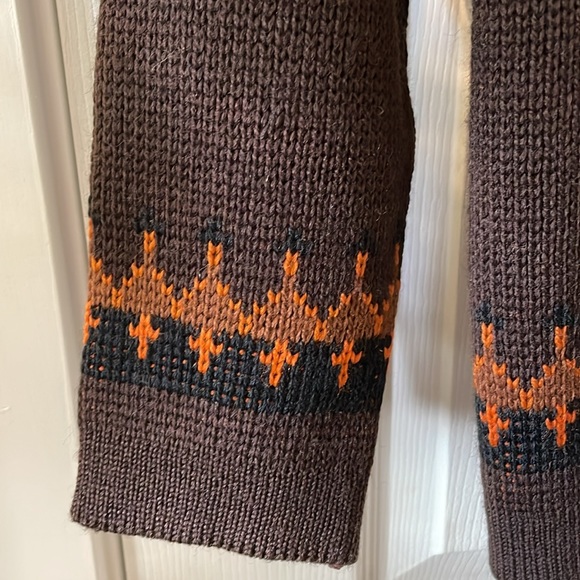 Norvyk virgin wool ski pro snowboarding ⛄️ ❄️ cardigan  Canadian made - Picture 2 of 10